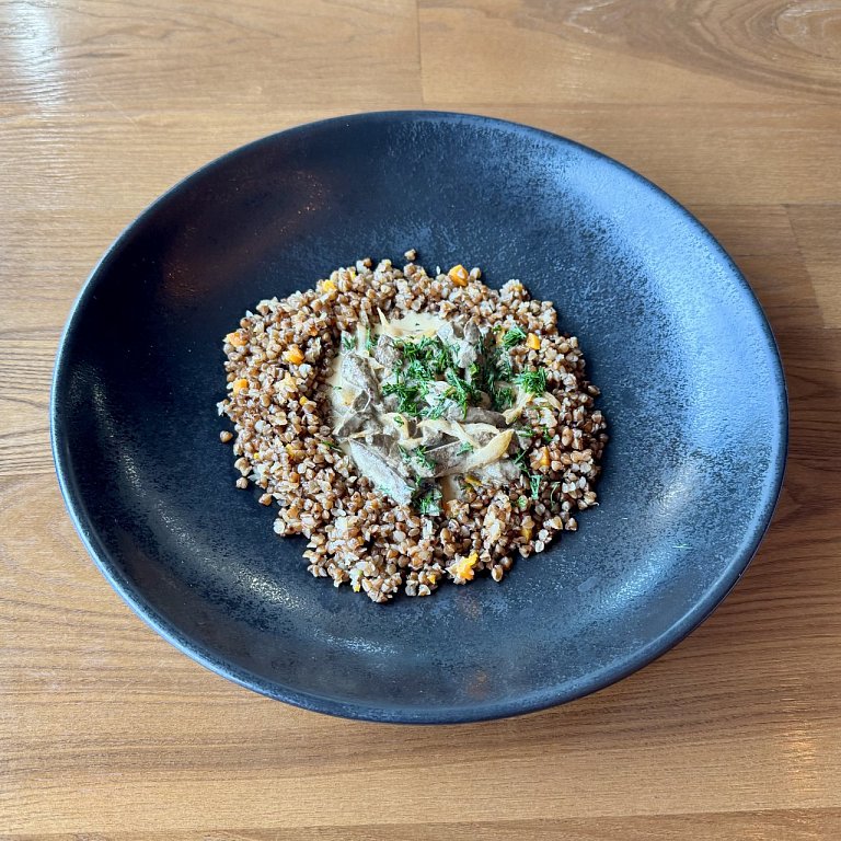 Б Печень говядины с гречкой